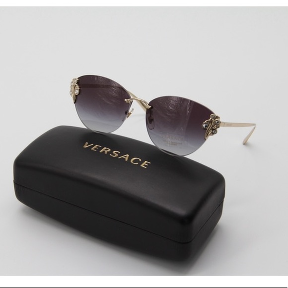 NEW VE2196 1252/8G SUNGLASSES VERSACE MOD 2196-B EYEWEAR VERSACE VE2196B - Picture 2 of 9